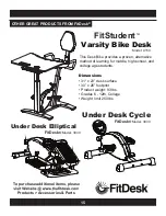 Preview for 16 page of FitDesk FitStudent 4100 Owner'S Manual