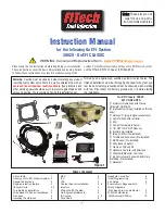 Preview for 1 page of FiTech Go EFI Classic 30020 Instruction Manual