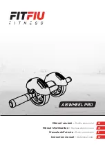 Preview for 1 page of FITFIU FITNESS AB WHEEL PRO Instruction Manual