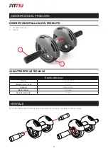 Preview for 4 page of FITFIU FITNESS AB WHEEL PRO Instruction Manual