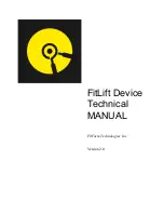 Fitform FitLift Device Technical Manual preview