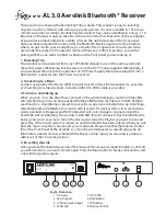 Preview for 2 page of FITNESS AUDIO Aerolink AL 3.0 Operating Manual