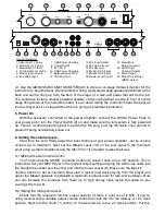 Preview for 3 page of FITNESS AUDIO AEROMIXAMX 123 Operating Manual