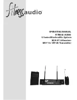 Preview for 1 page of FITNESS AUDIO SDR-5716 Operating Manual