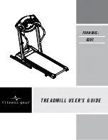 fitness gear 820T User Manual предпросмотр