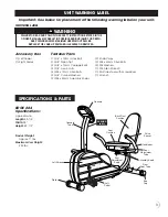 Предварительный просмотр 4 страницы Fitness Quest 284 Owner'S Manual