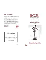 Предварительный просмотр 1 страницы Fitness Quest BOSU Owner'S Manual