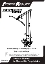 Fitness Reality XLASS Owner'S Manual предпросмотр