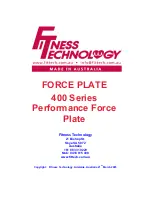 Preview for 1 page of Fitness Technology 400 Series Manual