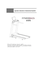 FitnessBaza A10TS Operation Instruction Manual preview