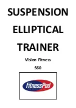 FitnessPod Vision Fitness S60 User Manual preview