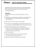 Preview for 3 page of Fitnex B:08 User Manual