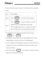 Preview for 13 page of Fitnex B:08 User Manual