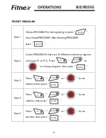 Preview for 20 page of Fitnex B:08 User Manual