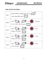 Preview for 24 page of Fitnex B:08 User Manual