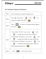 Preview for 15 page of Fitnex T60 User Manual