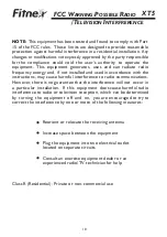 Preview for 12 page of Fitnex X5 Manual