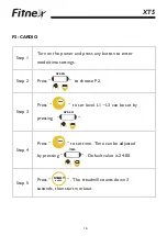 Preview for 18 page of Fitnex X5 Manual