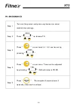 Preview for 20 page of Fitnex X5 Manual