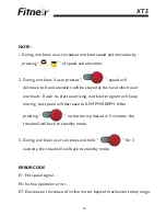 Preview for 1 page of Fitnex XT5 Manual