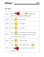 Preview for 2 page of Fitnex XT5 Manual