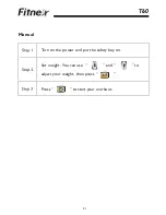 Preview for 6 page of Fitnex XT5 Manual