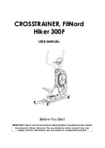 Preview for 1 page of FitNord Hiker 300F User Manual