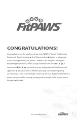 Предварительный просмотр 5 страницы FitPAWS Balance Donut Product Usage Manual