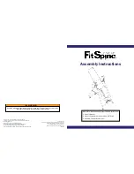 Preview for 1 page of FitSpine Inversion table Assembly Instructions Manual