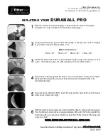 Preview for 1 page of FitterFirst DURABALL PRO Manual