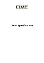 Preview for 1 page of Five CDC6 Specifications