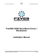 Five9NS X2000 Installation Manual preview