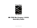 FiveFish Studios NK-72DI Assembly Manual предпросмотр