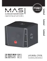 Предварительный просмотр 1 страницы FiveO MAS400 Owner'S Manual