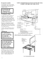 Предварительный просмотр 6 страницы FiveStar 24 Use And Care And Installation Instructions