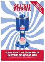 Fizz Creations SLUSH PUPPIE BL1000 Instructions Manual preview