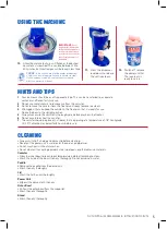 Preview for 5 page of Fizz Creations SLUSH PUPPIE BL1000 Instructions Manual