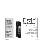 Fizzini Carbonated Soda Maker User Manual предпросмотр