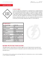 Preview for 3 page of FK Irons Spektra Flux User Manual