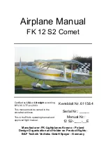 Preview for 1 page of FK-Lightplanes FK 12 S2 Comet Manual