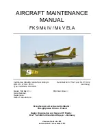 FK-Lightplanes FK 9 Mk IV Maintenance Manual preview