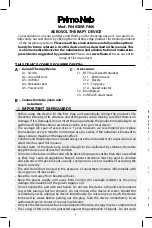 Preview for 10 page of FLAEM NUOVA P0403EM F400 Instructions For Use Manual