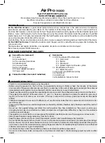 Preview for 12 page of Flaem AirPro 3000 Plus Instructions For Use Manual