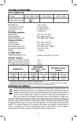 Preview for 10 page of Flaem Masterneb P0404EM F400 Instructions For Use Manual