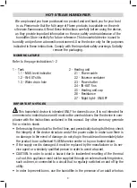 Предварительный просмотр 10 страницы Flaem P0413ED Operating Instructions Manual