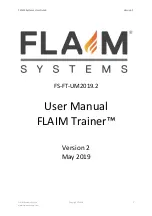 Preview for 1 page of FLAIM Systems FLAIM Trainer User Manual