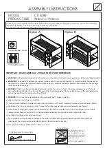 Flair Furnishings CK 6280 Assembly Instructions Manual preview