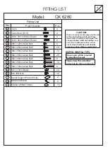 Preview for 4 page of Flair Furnishings CK 6280 Assembly Instructions Manual