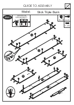 Предварительный просмотр 5 страницы Flair Furnishings Slick Triple Bunk Assembly Instructions Manual