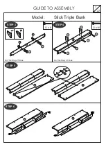 Предварительный просмотр 7 страницы Flair Furnishings Slick Triple Bunk Assembly Instructions Manual